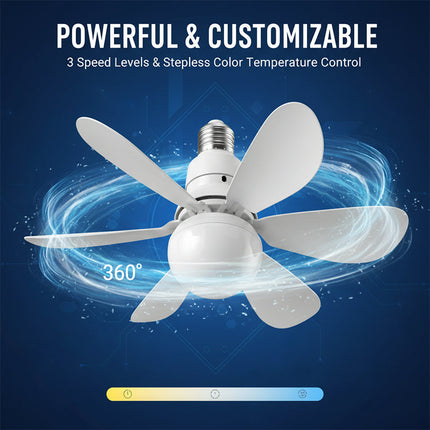 Bowlift | Modern Low Profile Ceiling Fan Light with Stepless Dimming | Elegant Design for Enhanced Home Ambiance 5