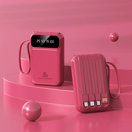 Bowlift | Portable Power Bank with 20W Fast Charging & LED Display | Multifunctional Design for On-the-Go Charging 0