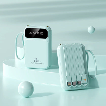 Bowlift | Portable Power Bank with 20W Fast Charging & LED Display | Multifunctional Design for On-the-Go Charging 5