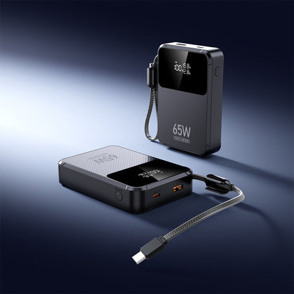 Bowlift | Portable Power Bank with 65W Fast Charging & Digital Display | Multi-Device Charging Solution 0