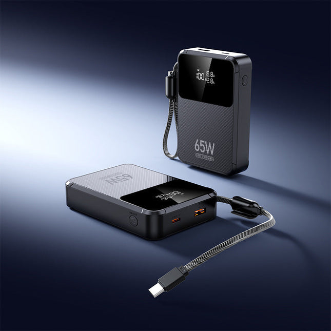 Bowlift | Portable Power Bank with 65W Fast Charging & Digital Display | Multi-Device Charging Solution 0