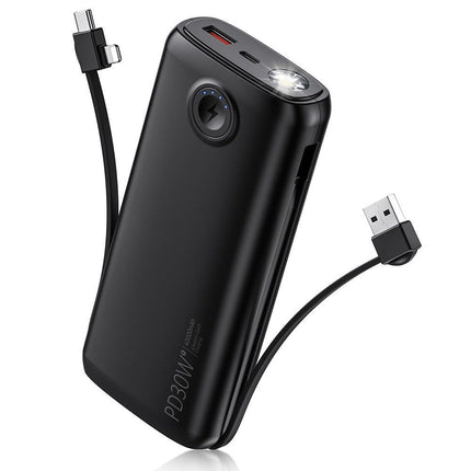Bowlift | Portable Power Bank with Digital Display & LED Lamp | High Capacity for On-the-Go Charging 8