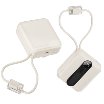 Bowlift | Portable Power Bank with Fast Charging Cables & Digital Indicator | Compact Design for On-the-Go Charging 4