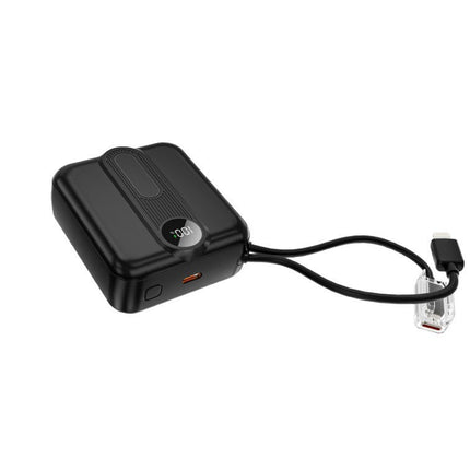 Bowlift | Portable Power Bank with Fast Charging Cables & Digital Indicator | Compact Design for On-the-Go Charging 5