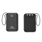 Bowlift | Portable Power Bank with Fast Charging & Built-in Cables | Compact Design for On-the-Go Charging 0
