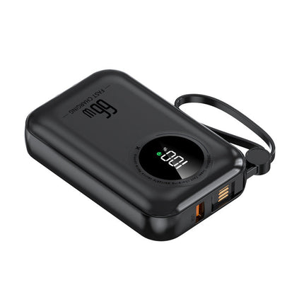 Bowlift | Portable Power Bank with Fast Charging & Integrated Cables | Compact Design for On-the-Go Use 2