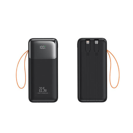 Bowlift | Portable Power Bank with Fast Charging & Integrated Cables | High Capacity for On-the-Go Charging 1