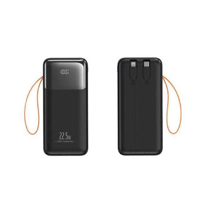 Bowlift | Portable Power Bank with Fast Charging & Integrated Cables | High Capacity for On-the-Go Charging 1