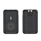 Bowlift | Portable Power Bank with Inductive Charging & Cable Management | Compact Design for On-the-Go Convenience 0