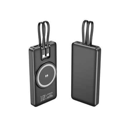 Bowlift | Portable Power Bank with Inductive Charging & Digital Display | Compact Design for On-the-Go Charging 0