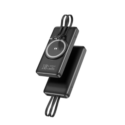 Bowlift | Portable Power Bank with Inductive Charging & Digital Display | Compact Design for On-the-Go Charging 1
