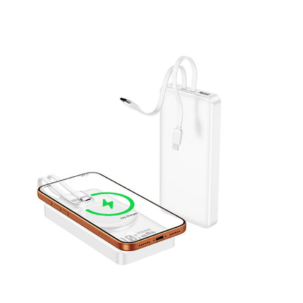 Bowlift | Portable Power Bank with Inductive Charging & Digital Display | Compact Design for On-the-Go Charging 2
