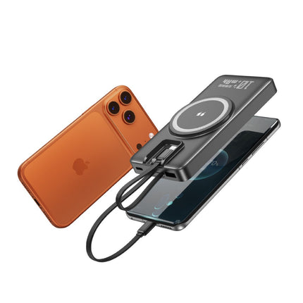 Bowlift | Portable Power Bank with Inductive Charging & Digital Display | Compact Design for On-the-Go Charging 3