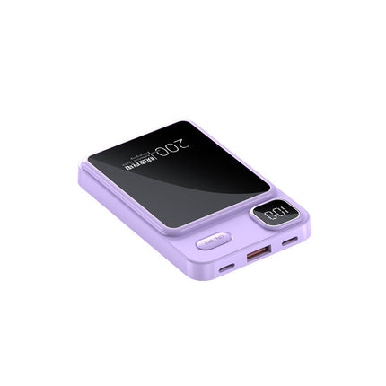 Bowlift | Portable Power Bank with Inductive Charging & Digital Display | High-Capacity Charger for On-the-Go Convenience 1