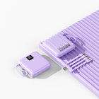 Bowlift | Portable Power Bank with Integrated Cables & LCD Display | High Capacity for On-the-Go Charging 0