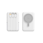 Bowlift | Portable Power Bank with Integrated Charging Cable & Wireless Charging | High Capacity for On-the-Go Convenience 0