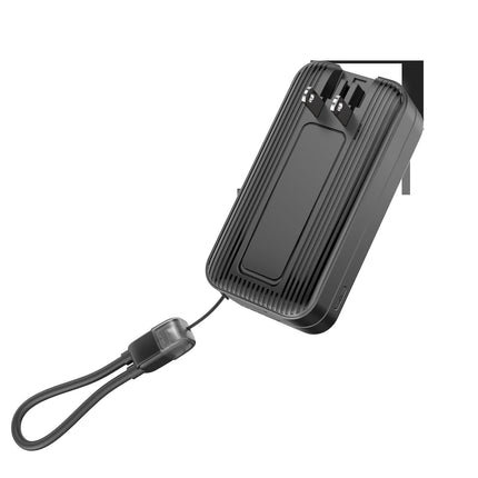 Bowlift | Portable Power Bank with Integrated Charging Connector | High Capacity for On-the-Go Charging 0