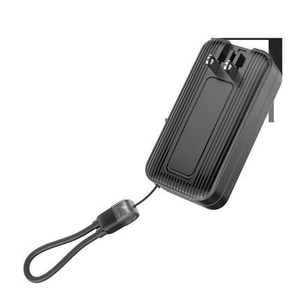 Bowlift | Portable Power Bank with Integrated Charging Connector | High Capacity for On-the-Go Charging 1