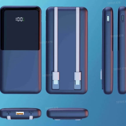 Bowlift | Portable Power Bank with Integrated Charging Station & Digital Display | High Capacity for On-the-Go Charging 4