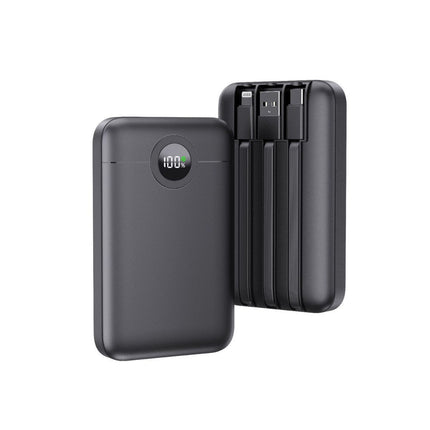 Bowlift | Portable Power Bank with Intelligent Cable Management & LED Display | High Capacity for On-the-Go Charging 1
