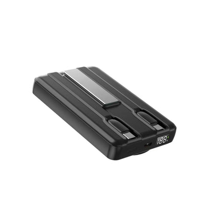 Bowlift | Portable Power Bank with LED Display & Cable Management | Compact Design for On-the-Go Charging 7