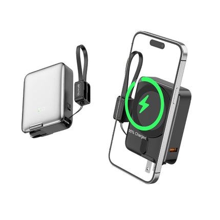 Bowlift | Portable Power Bank with Magnetic Charger & LED Display | Efficient Charging for On-the-Go 3