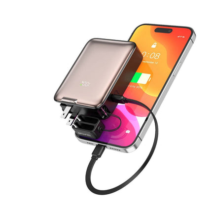 Bowlift | Portable Power Bank with Magnetic Charger & LED Display | Efficient Charging for On-the-Go 4