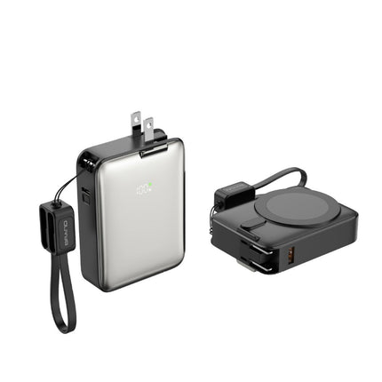 Bowlift | Portable Power Bank with Magnetic Charger & LED Display | Efficient Charging for On-the-Go 5