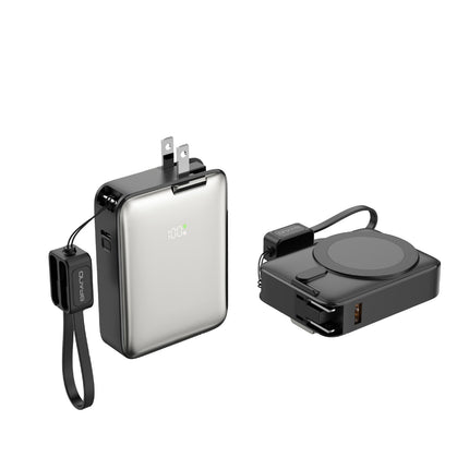 Bowlift | Portable Power Bank with Magnetic Charger & LED Display | Efficient Charging for On-the-Go 8