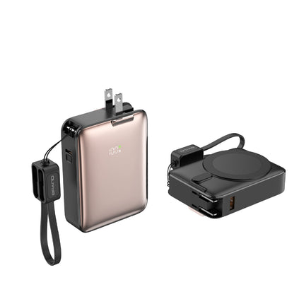 Bowlift | Portable Power Bank with Magnetic Charger & LED Display | Efficient Charging for On-the-Go 9