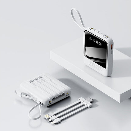 Bowlift | Portable Power Bank with Smart Charging & LCD Display | High Capacity for Fast Device Charging 5