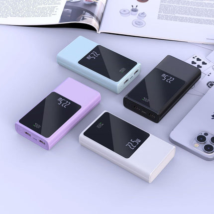 Bowlift | Portable Power Bank with Smart LCD Display & Dual USB Ports | Reliable Charging for Devices Anywhere 1