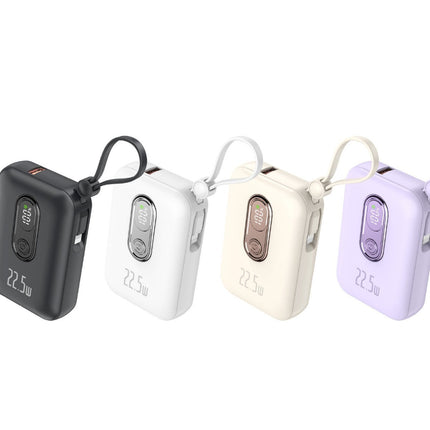 Bowlift | Portable Power Bank with USB-C Port & Digital Display | Compact Design for On-the-Go Charging 4