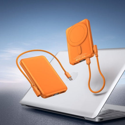 Bowlift | Portable Power Bank with Wireless Charging & Digital Display | Compact Design for On-the-Go Charging 1