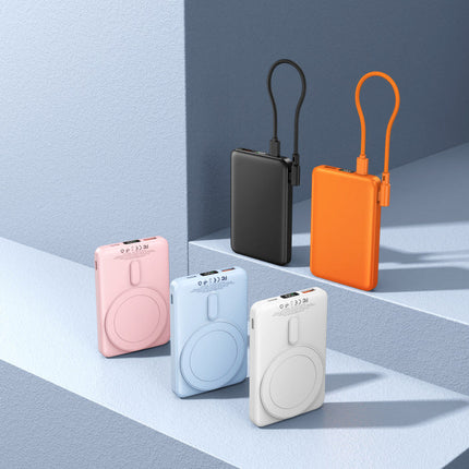 Bowlift | Portable Power Bank with Wireless Charging & Digital Display | Compact Design for On-the-Go Charging 2