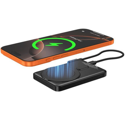 Bowlift | Portable Power Bank with Wireless Charging & Digital Display | Compact Design for On-the-Go Charging 5