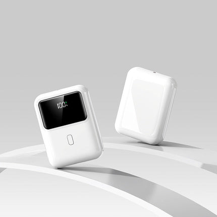 Bowlift | Portable Qi Charger with Digital Display & Compact Design | Efficient Wireless Charging for On-the-Go 0