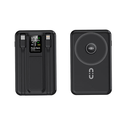 Bowlift | Portable Wireless Power Bank with Fast Charging & Digital Display | Compact Design for On-the-Go Charging 0