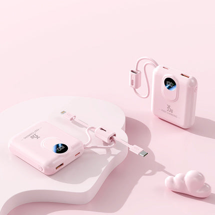 Bowlift | Power Bank with Fast Charging & Integrated Cables | Compact Design for On-the-Go Charging 8
