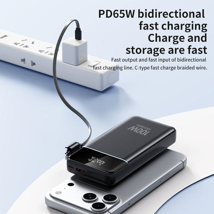 Bowlift | Powerful Power Bank with Intelligent USB-C Fast Charging | Digital Charge Level Indicator for On-the-Go Convenience 2