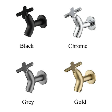BrassFlow | Wall-Mounted Kitchen Faucet in Solid Brass with Ergonomic Handle | Durable Design for Modern Spaces 4