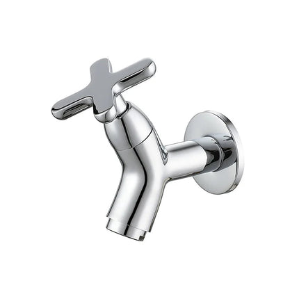 BrassFlow | Wall-Mounted Kitchen Faucet in Solid Brass with Ergonomic Handle | Durable Design for Modern Spaces 7