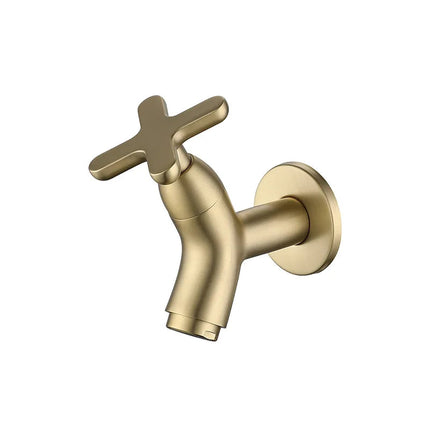 BrassFlow | Wall-Mounted Kitchen Faucet in Solid Brass with Ergonomic Handle | Durable Design for Modern Spaces 8