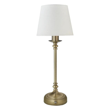 BrassLume | Portable LED Touch Table Lamp with 3-Stage Dimmer | Elegant Design for Versatile Lighting 6