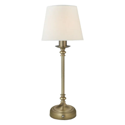 BrassLume | Portable LED Touch Table Lamp with 3-Stage Dimmer | Elegant Design for Versatile Lighting 7