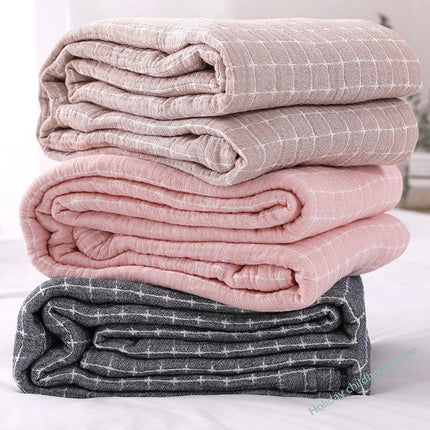 BreezyCotton | Casual Cotton Blanket with Lightweight Breathable Fabric | Versatile Home Decor for Year-Round Comfort 1