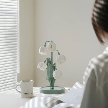 Breezy Table Lamp | Ceramic, Soft Glow for Bedside and Desk 4