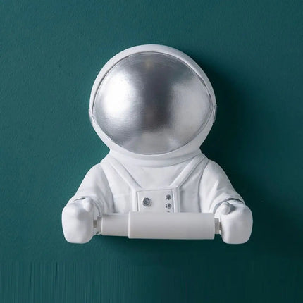 Wall Mounted Toilet Paper Holder, Astronaut Bathroom Tissue Holder – image 6