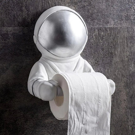 Wall Mounted Toilet Paper Holder, Funny Bathroom Decor with Metallic Visor – image 7