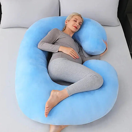 C-Shaped Support Pillow | Soft Contoured Design for Full-Body Relaxation 10
